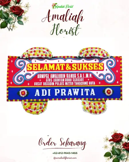 Papan Bunga Ucapan Selamat Wanakarta