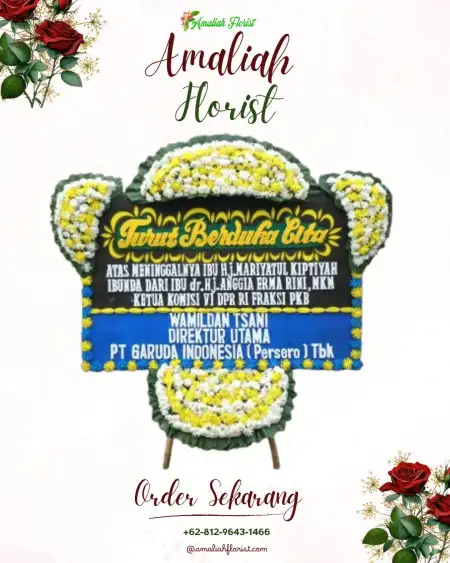 Papan Bunga Duka Wanakarta